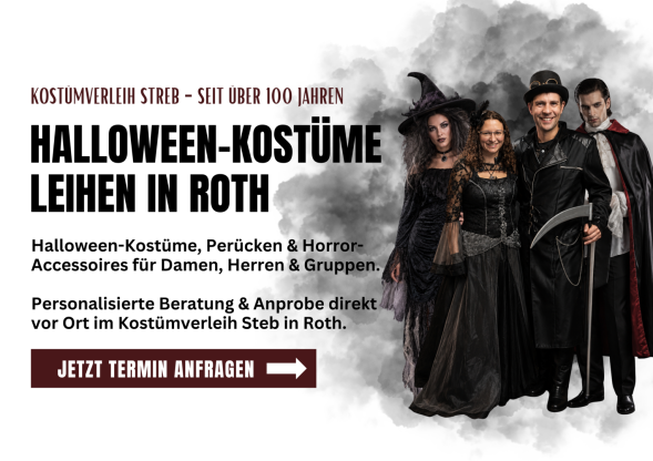Halloween Kostüme leihen Roth, Halloween Kostüme kaufen Roth Nürnberg Umgebung